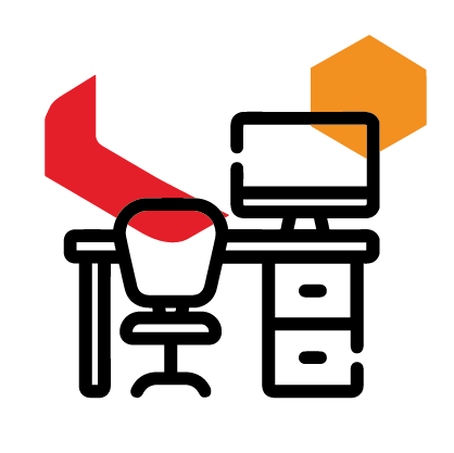 Flex desk icon